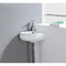 Fauceture EVC15154 Corner Bathroom Sink, White EVC15154 - alternate 2